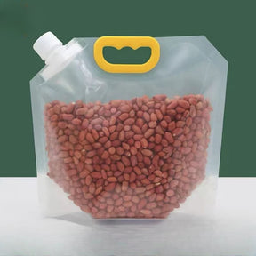 Kit 10 Sacos de Armazenamento Dispenser de Alimentos Mahaos