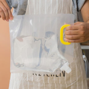 Kit 10 Sacos de Armazenamento Dispenser de Alimentos Mahaos