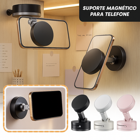 Suporte Magnético Para Celular, Sucção A Vácuo com Rotação 360°