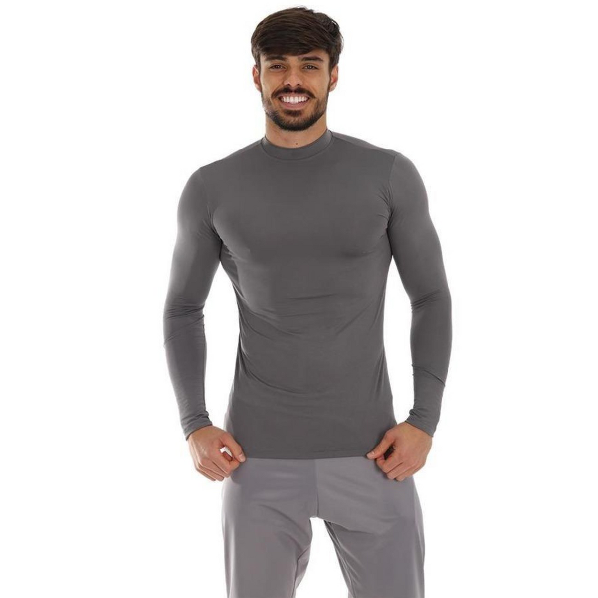 Kit 5 Camisas Térmicas Masculinas Manga Longa Dry Fit