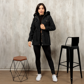 Casaco Parka Feminina Forrado