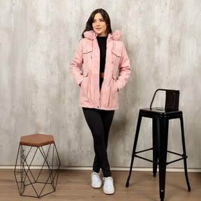 Casaco Parka Feminina Forrado