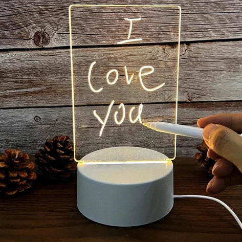 Luminária Led Lousa - Dia dos Namorados