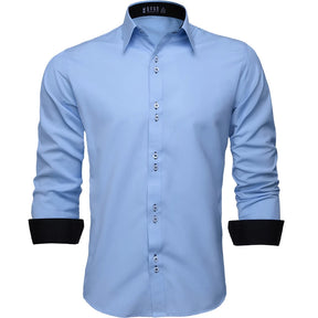 Camisa Social Masculina Slim Manga Longa